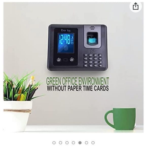 Dar Inc. One-Touch Employee Time Clock Biometric Fingerprint Facial - Picture 3 of 10